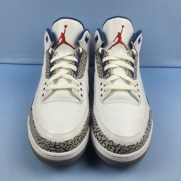 Air Jordan 3 Retro 2011 Mens Size 13 "True Blue" Basketball Sneakers 136064-104 - Picture 5 of 16